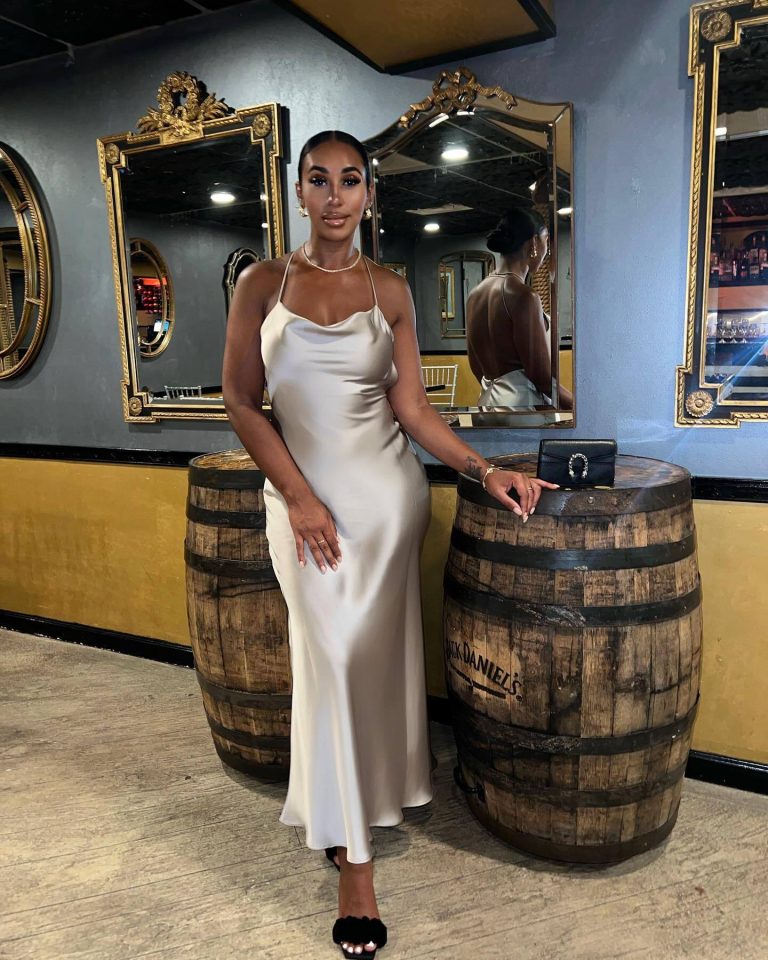 My Go-To Silver Metallic Dress for a Night Out